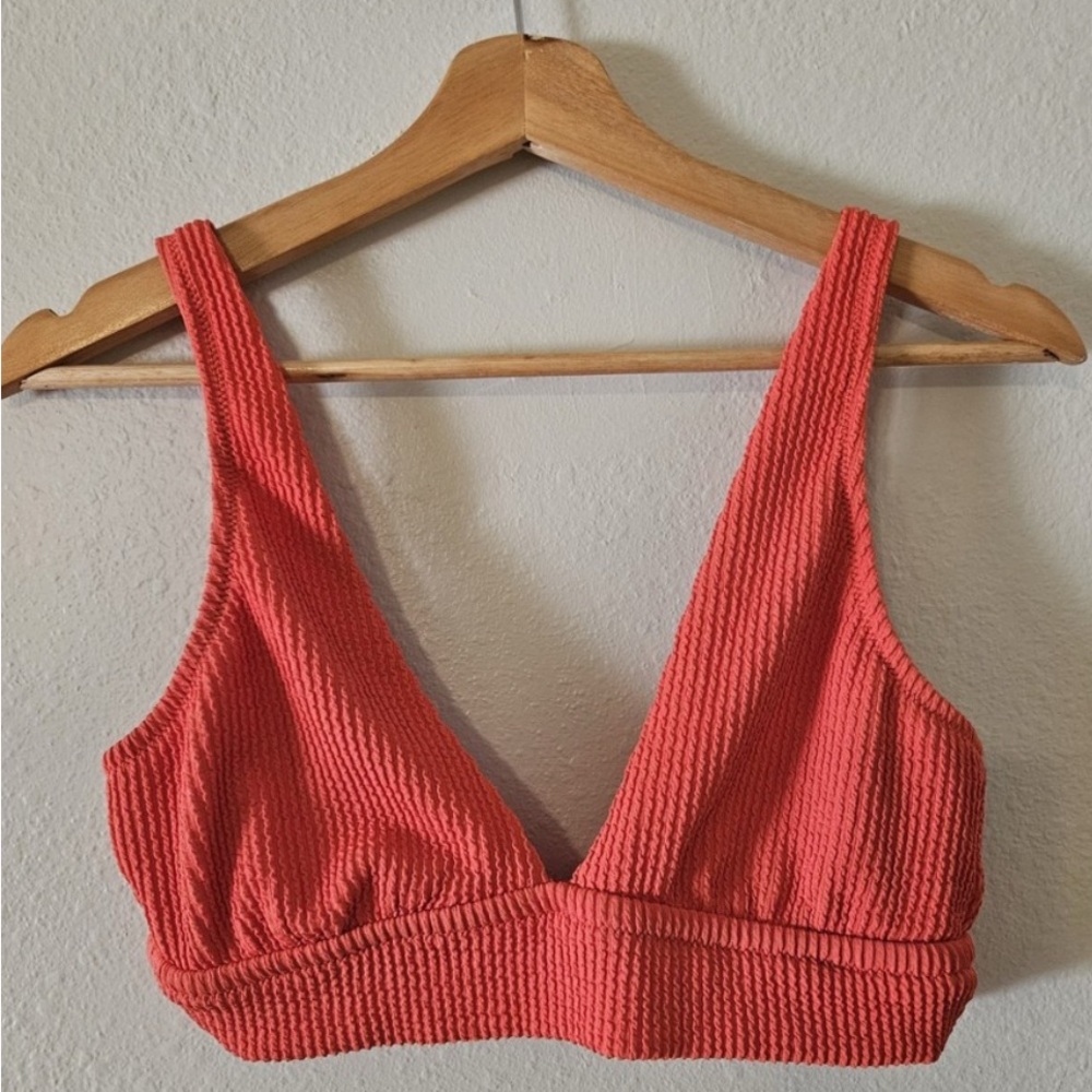 Aerie Vibrant Orange Bralette bikini